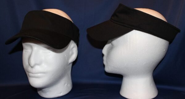 black adult visor