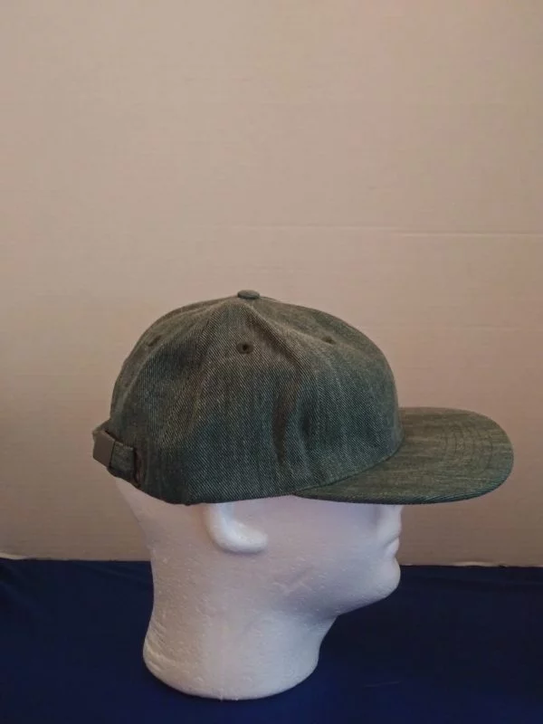 Green Denim baseball cap by Headmost 1