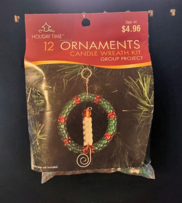 candle wreath ornament kit 2