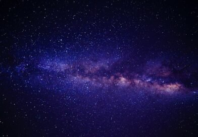 Purple atmospheric background with stars, creating a thought‑provoking mood