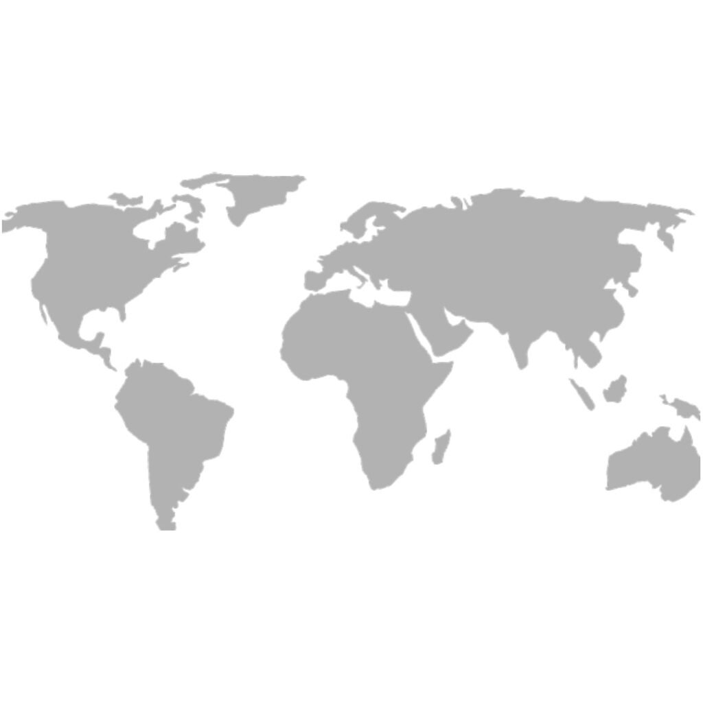 Flat world illustration in gray and white