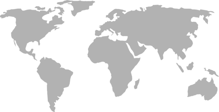 The flat world as shown in gray and white
