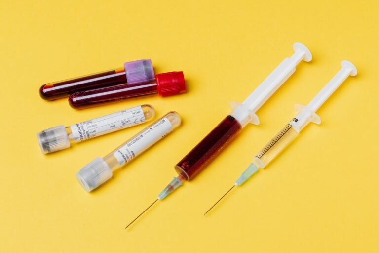 What can you do to lower total cholesterol Needles and vials for blood tests